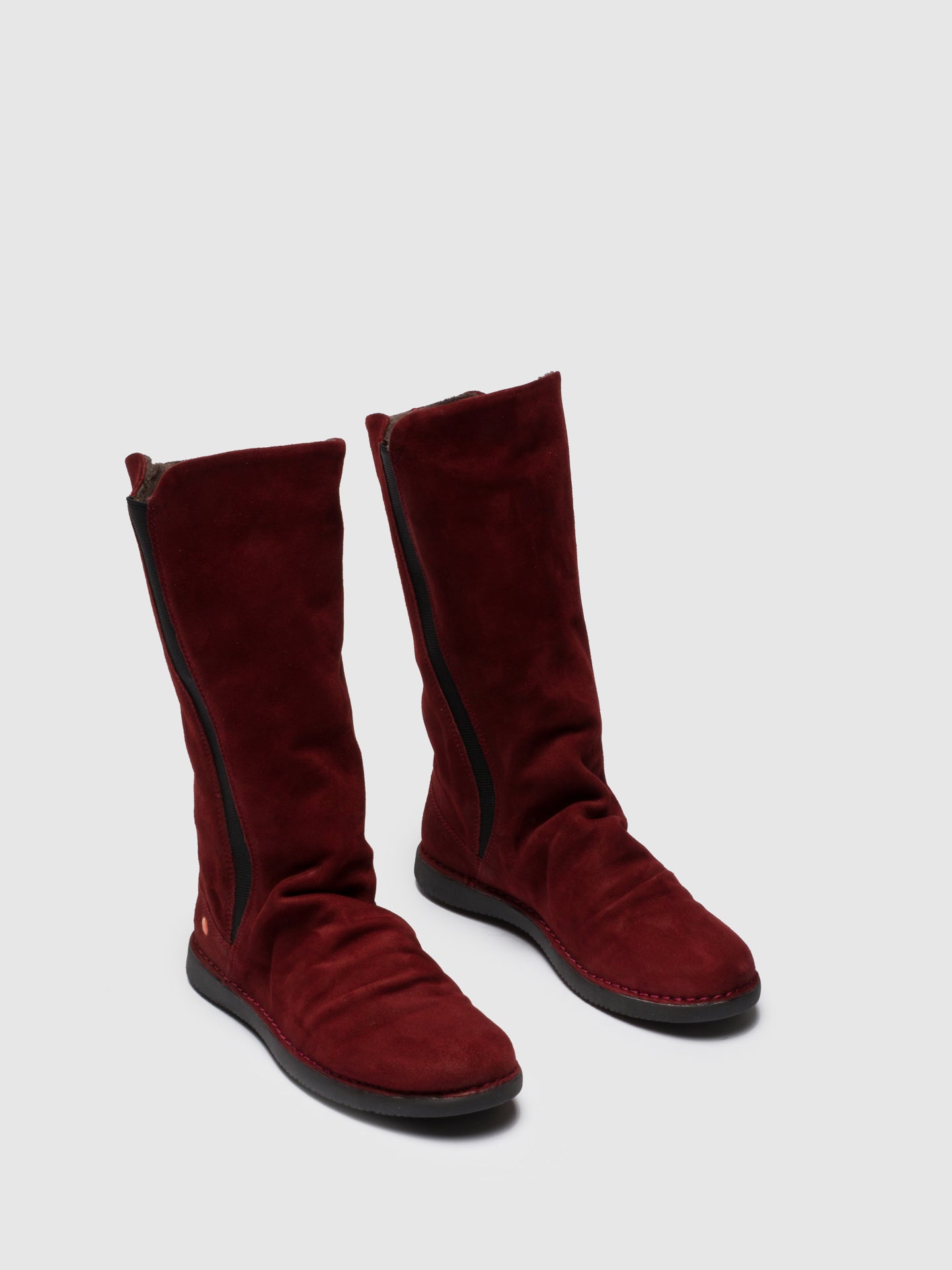 Softinos DarkRed Knee-High Boots